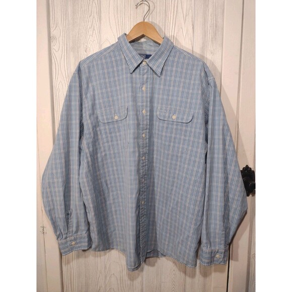 Polo Ralph Lauren Vintage Matlock Button Shirt Tartan Men's XXL Cotton - Picture 2 of 7